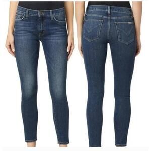 Hudson Natalie Midrise Dark Wash Jeans Mid-Rise Super Skinny Womens Size 30